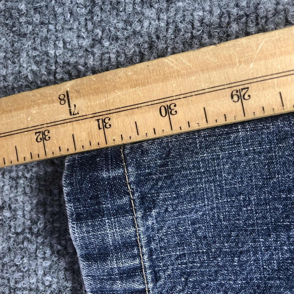 Y2K Unionbay Jeans Mens 36x34 Medium Wash Relaxed Wide Leg Carpenter Denim Pants - Picture 3 of 9